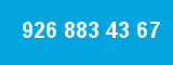 926 883 43 67 926 883 43 67